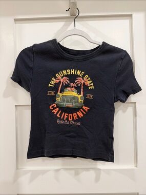 T.J.Maxx Navy California 'Sunshine State' Graphic Tee